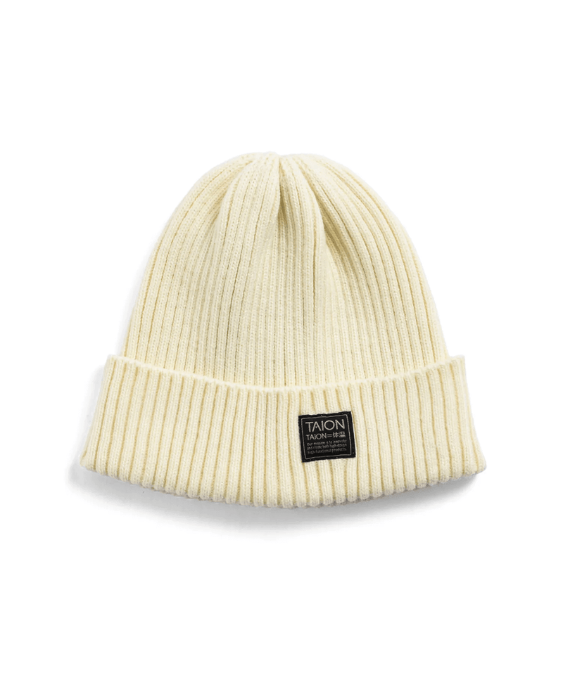 TAION Military Knit Cap Off White