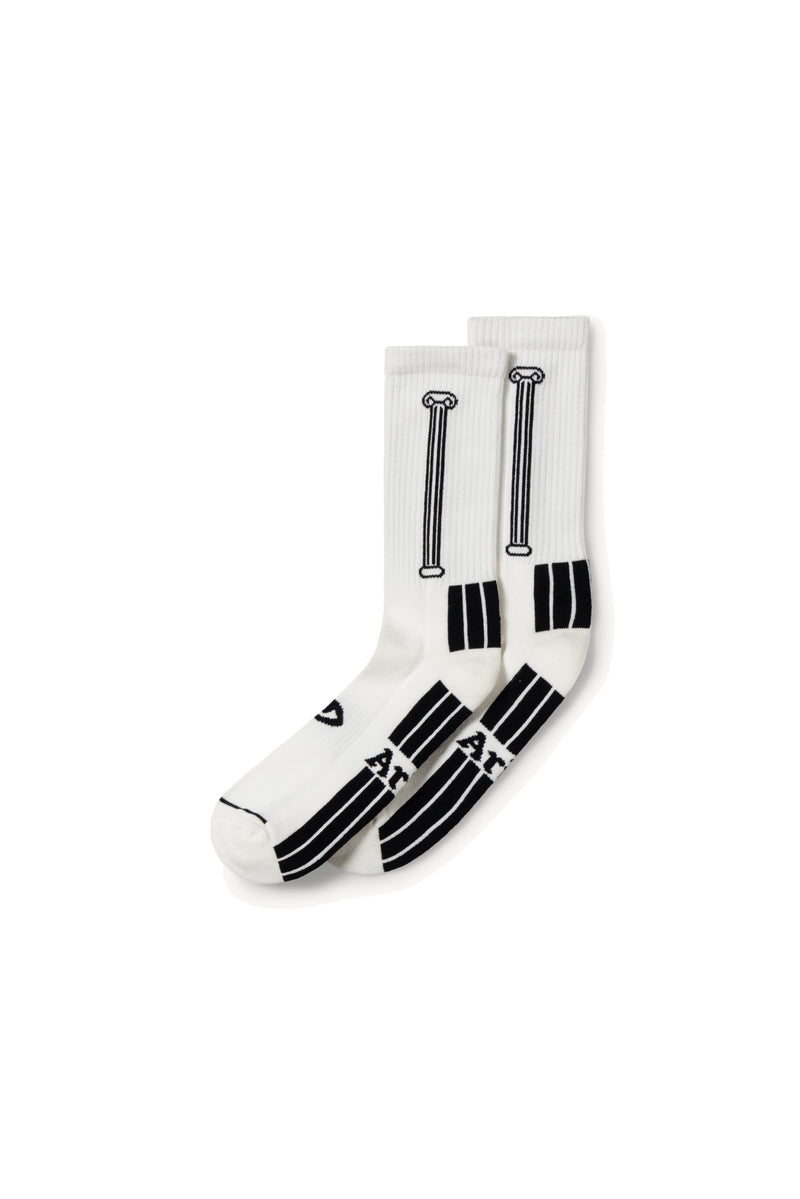 ARIES Column Socks White