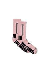 ARIES Column Socks Pink