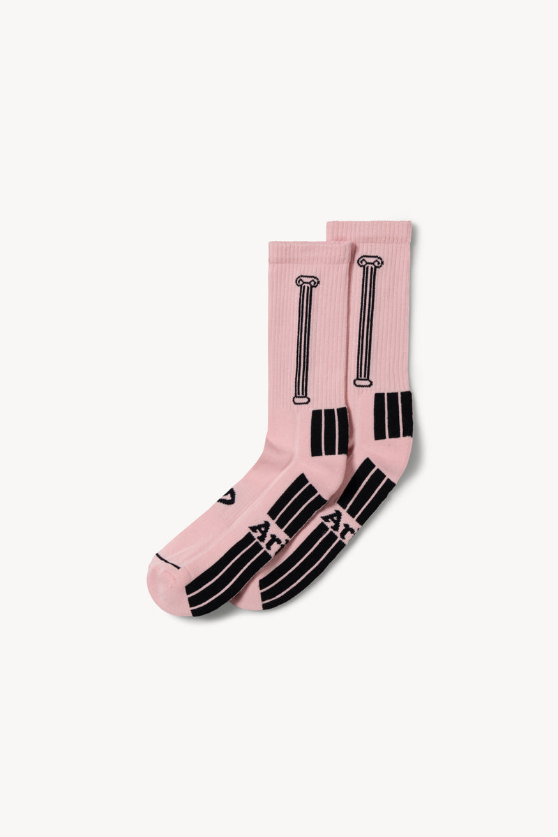 ARIES Column Socks Pink