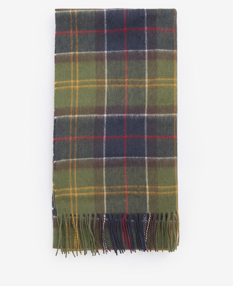 BARBOUR Braden Tartan Wool Scarf