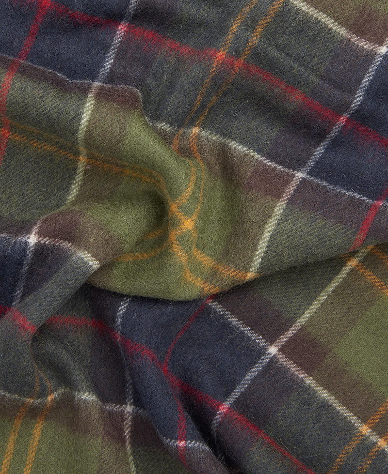 BARBOUR Braden Tartan Wool Scarf