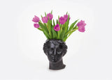 Selene Black Vase