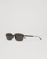 CHIMI Rimless Cubic Black Titanium Sunglasses