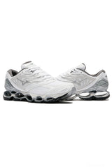 MIZUNO Wave Prophecy LS White Silver / Harbour Mist