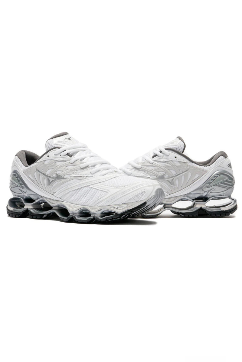 MIZUNO Wave Prophecy LS White Silver / Harbor Mist