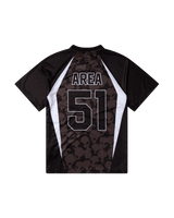 NO PROBLEMO Area 51 Football Shirt Black