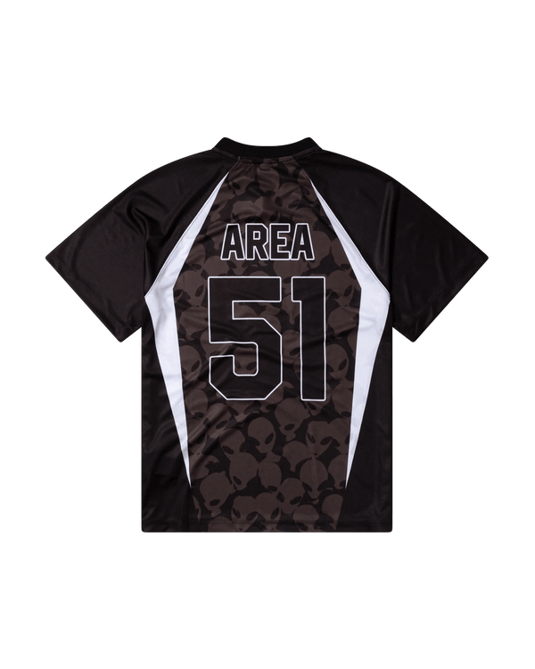 NO PROBLEMO Area 51 Football Shirt Black