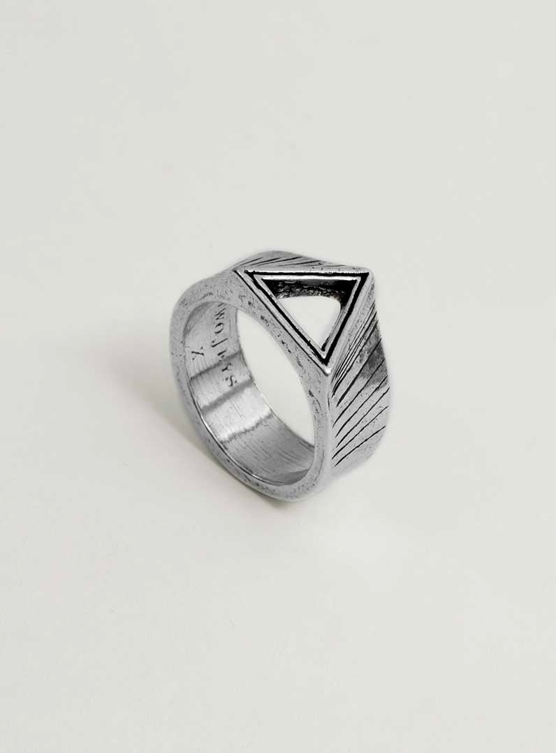 Twojeys Triangle Ring Silver