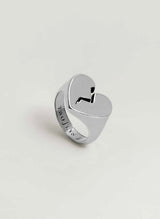 Twojeys Broken Heart Ring Silver