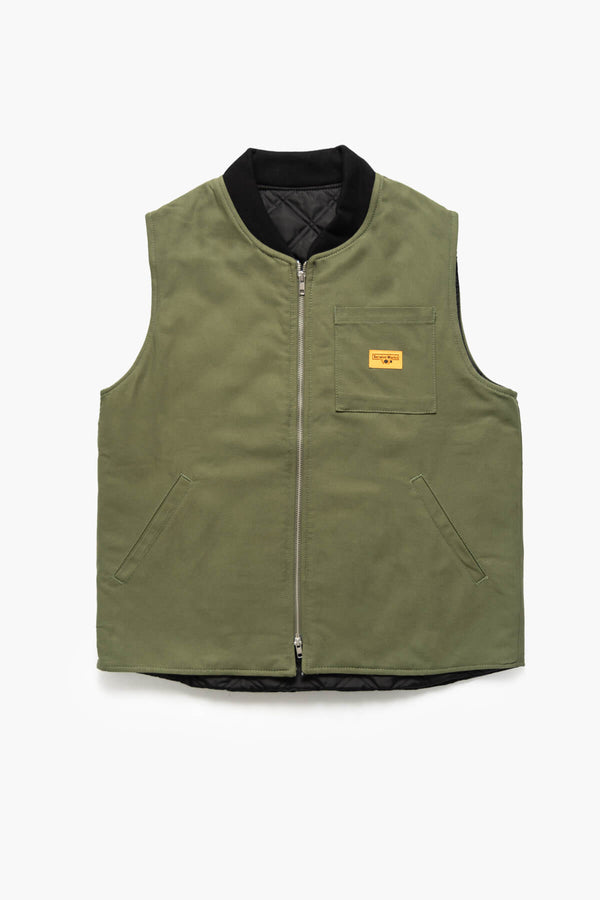 SERVICE WORKS Padded Work Vest Jacke Olive