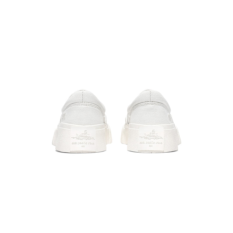 EPT Slip On Canvas White Sneakers