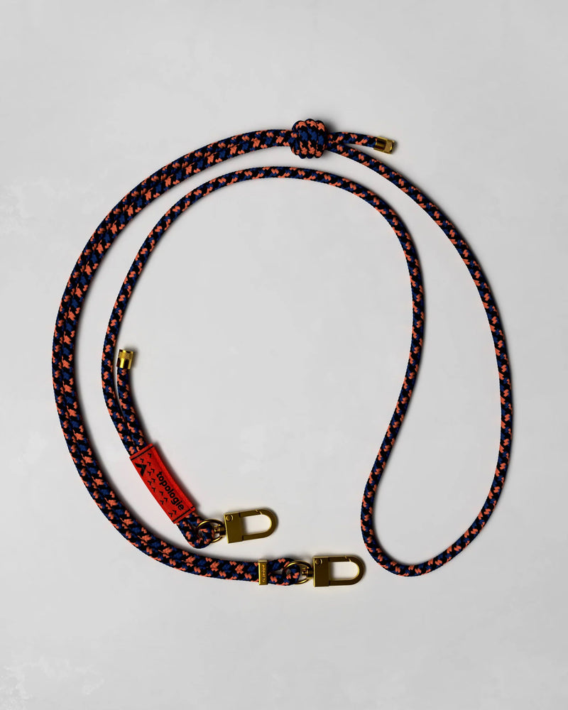 TOPOLOGIE 6MM Rope Strap Navy Orange