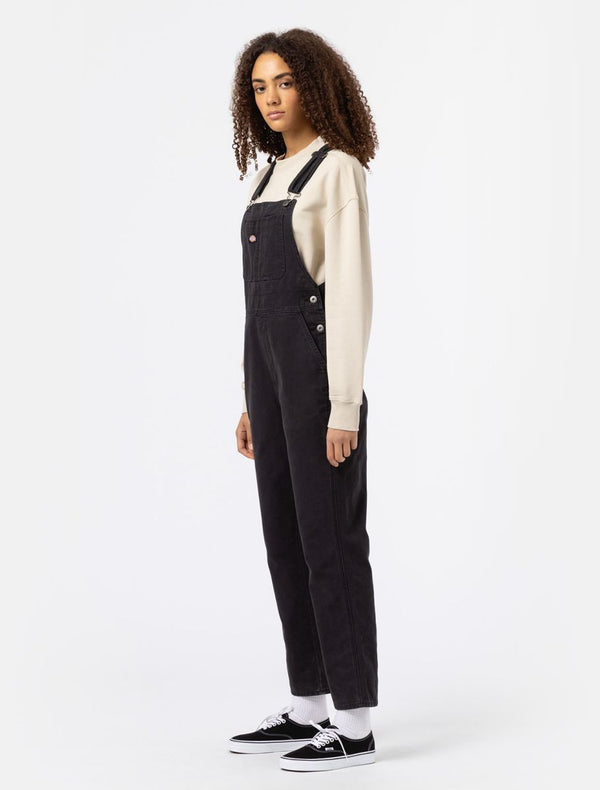 DICKIES Peto Duck Canvas BIB  Woman Black