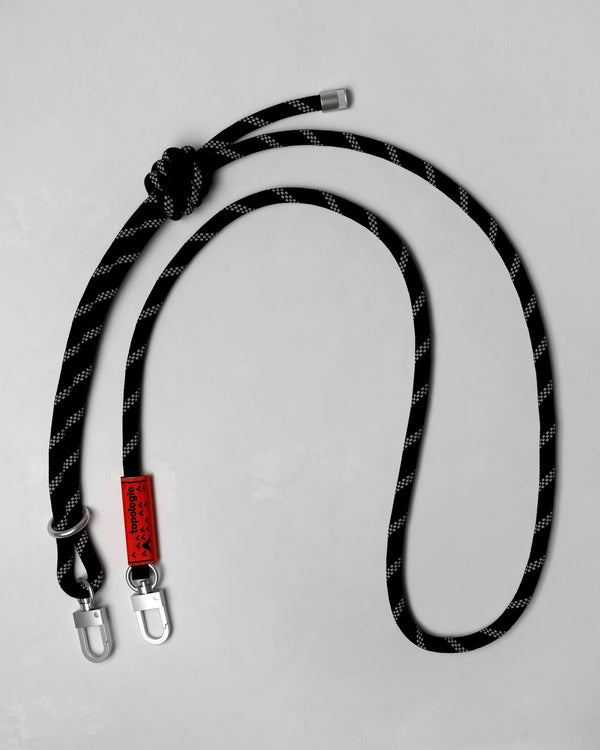 TOPOLOGIE 8MM Rope Strap Black Reflective