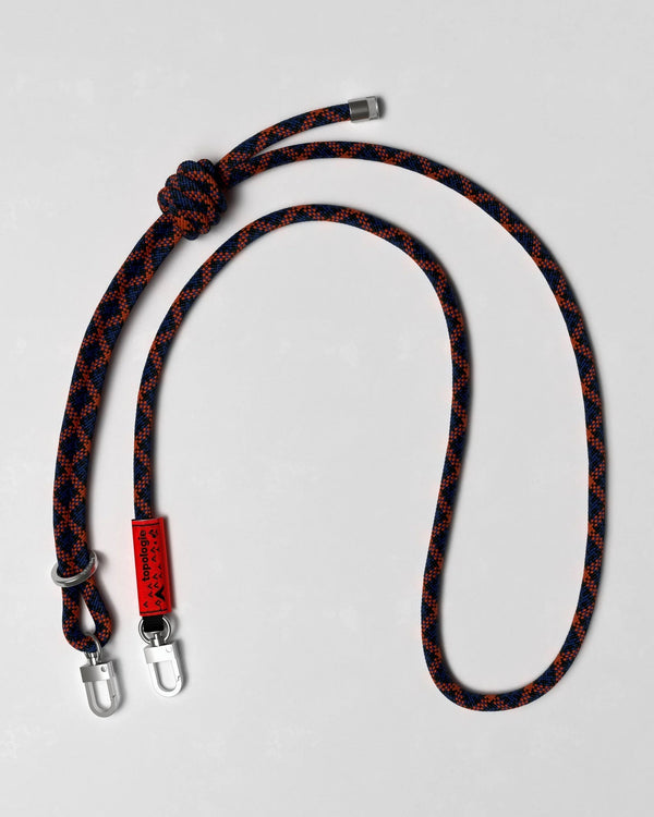 TOPOLOGIE 8MM Rope Strap Orange Navy