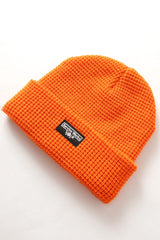 SERVICE WORKS Waffle Logo Beanie Orange