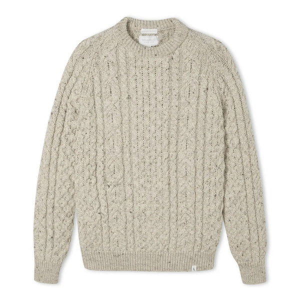 PEREGRINE Men´s British Wool Hudson Aran Jumper Skiddaw