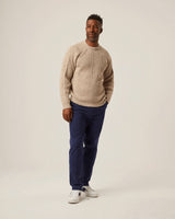 PEREGRINE Men´s Merino Wool Ford Crew Jumper Oatmeal